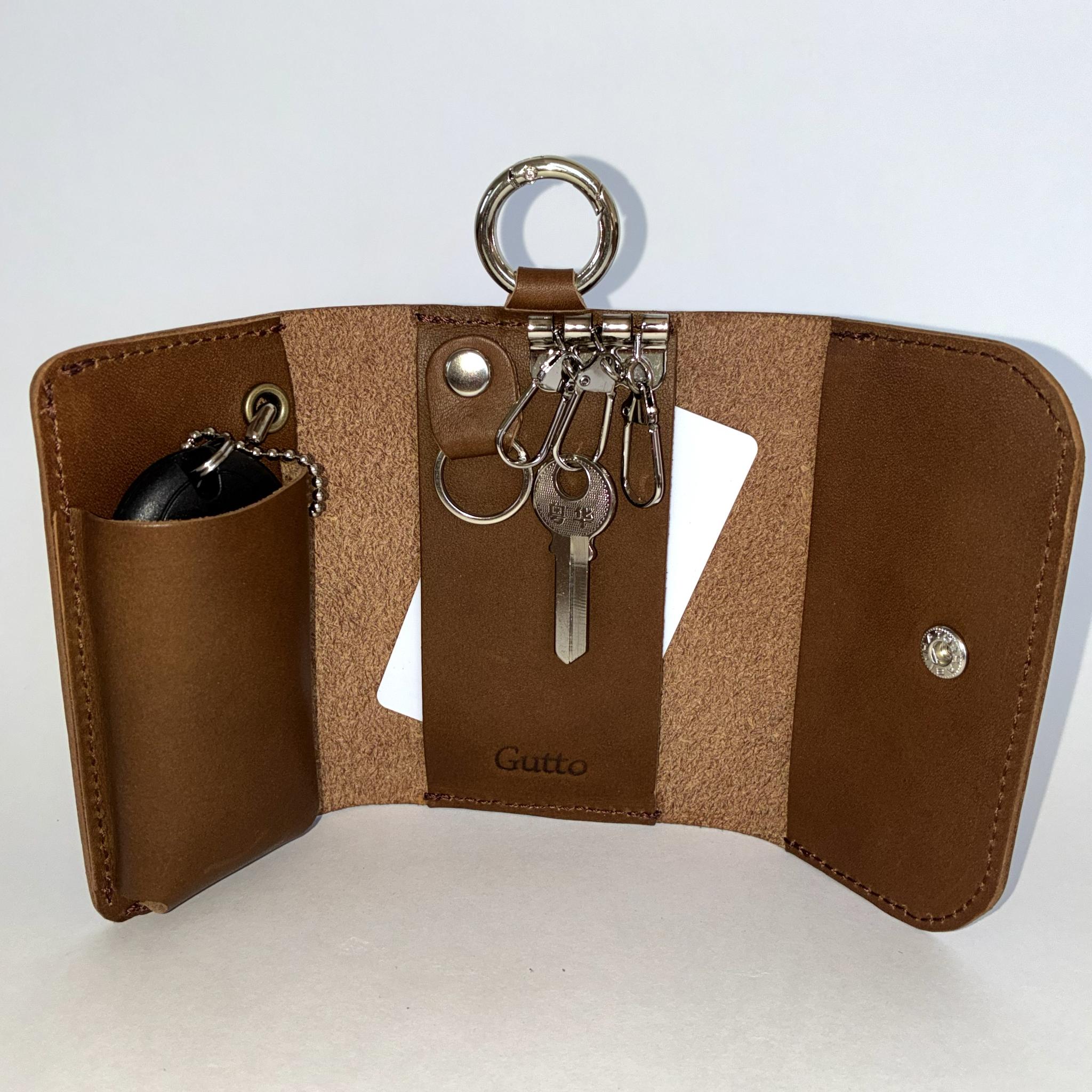 多様なカギをひとまとめに！　キーケース（大）　【受注制作】